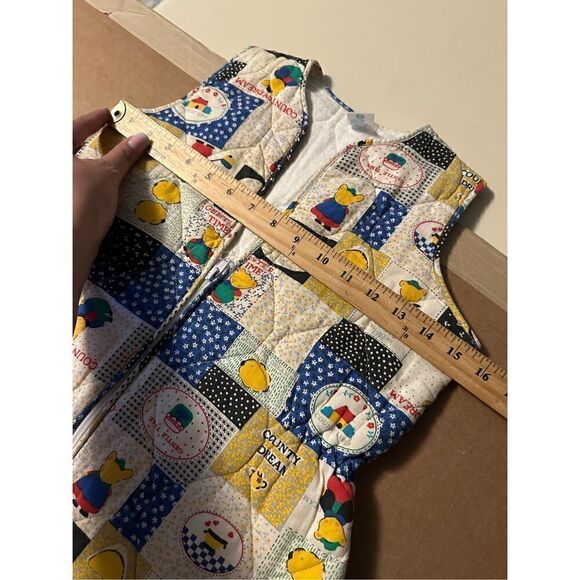 Vintage Baby Club Quilted Sleep Sack Bag Country Pattern Full Zip Cotton 110 CM - Picture 7 of 7
